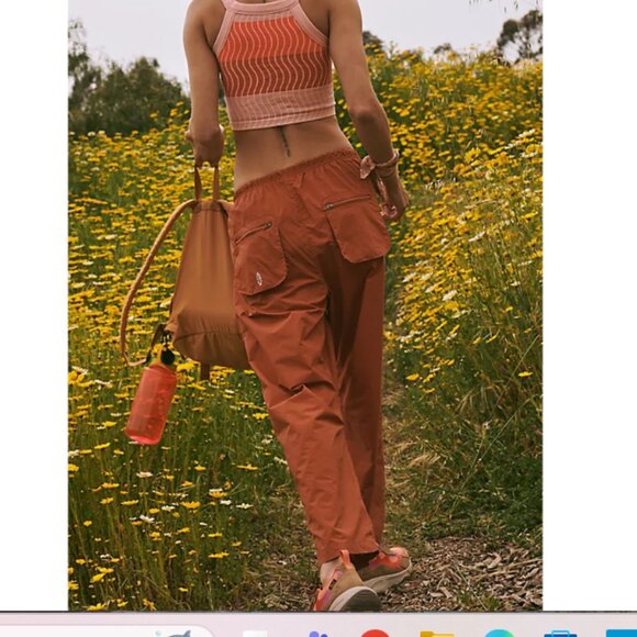 Free People Movement Fly By Night Pants NEW in Red Earth - Picture 4 of 4
